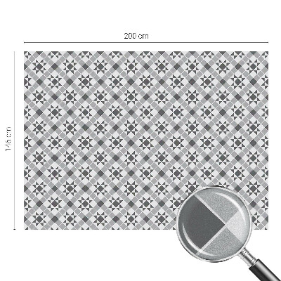 Film occultant fenêtre effet vitrail Motifs géométriques