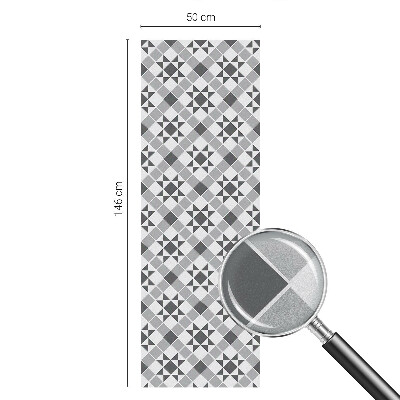 Film occultant fenêtre effet vitrail Motifs géométriques