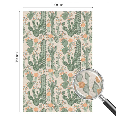 Film occultant pour fenêtre plantes succulentes vertes