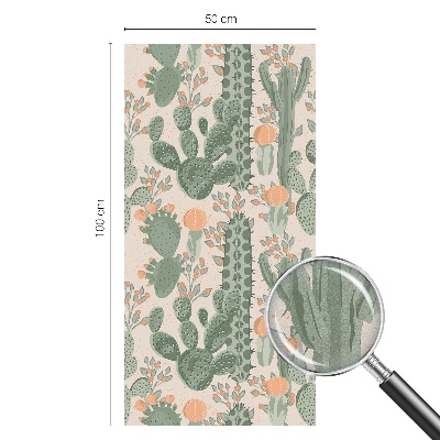 Film occultant pour fenêtre plantes succulentes vertes