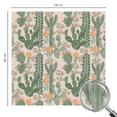 Film occultant pour fenêtre plantes succulentes vertes