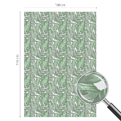 Film fenêtre décoratif occultant vitrail Harmonie verte