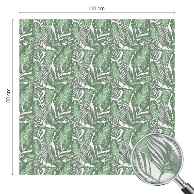 Film fenêtre décoratif occultant vitrail Harmonie verte