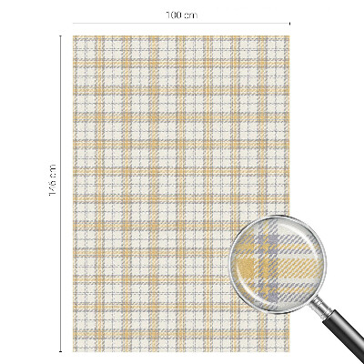 Vitrail autocollant pour fenêtre Grille géométrique