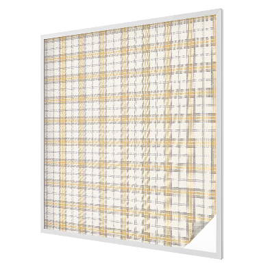 Vitrail autocollant pour fenêtre Grille géométrique