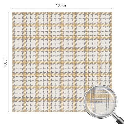 Vitrail autocollant pour fenêtre Grille géométrique