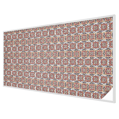 Film occultant fenêtre effet vitrail ornement floral