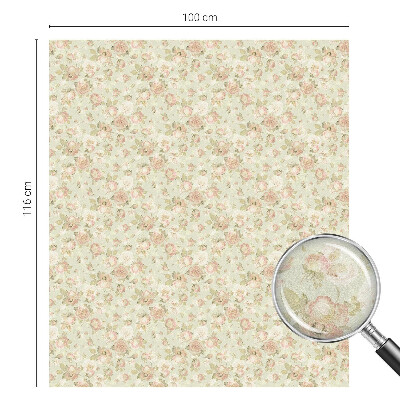 Autocollant pour vitrage élégance florale