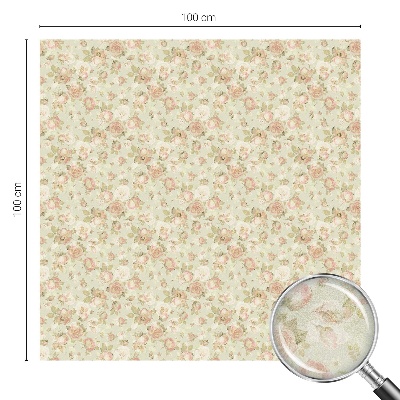 Autocollant pour vitrage élégance florale