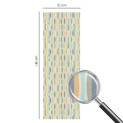 Vitrail autocollant pour fenêtre Motifs ovales