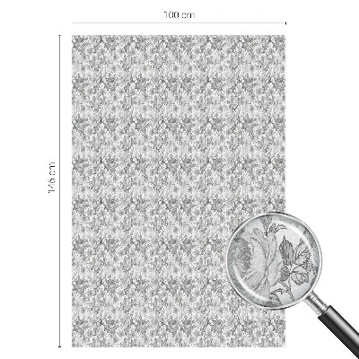 Vitrail autocollant pour fenêtre élégance florale