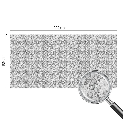 Vitrail autocollant pour fenêtre élégance florale