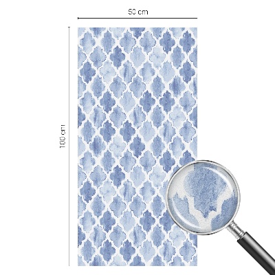 Film fenêtre décoratif occultant vitrail Élégance aquarelle