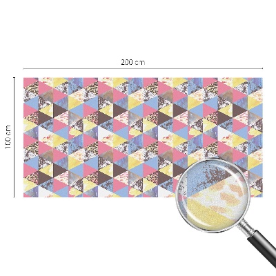 Film occultant pour fenêtre Triangles colorés