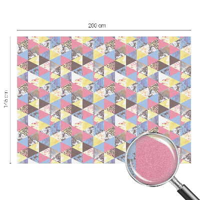 Film occultant pour fenêtre Triangles colorés