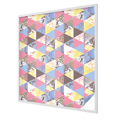 Film occultant pour fenêtre Triangles colorés