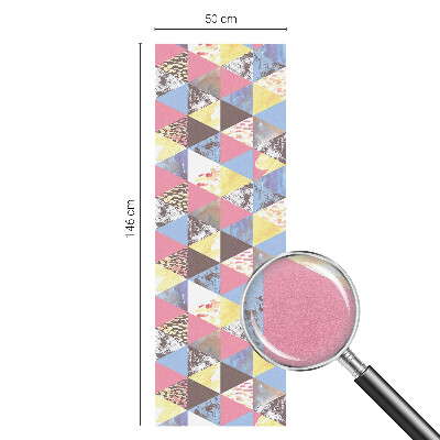 Film occultant pour fenêtre Triangles colorés