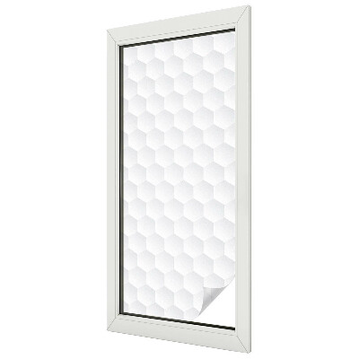 Vitrail autocollant pour fenêtre Mosaïque blanche