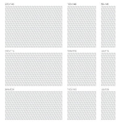 Vitrail autocollant pour fenêtre Mosaïque blanche