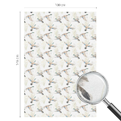 Film occultant fenêtre effet vitrail Les oiseaux et la nature