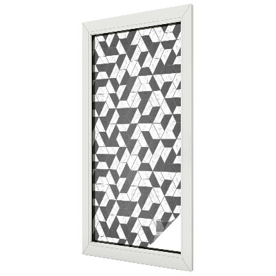 Vitrail autocollant pour fenêtre Illusions géométriques