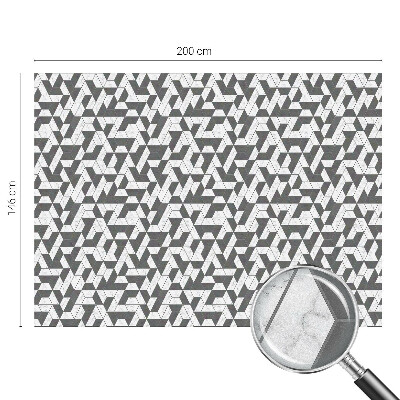 Vitrail autocollant pour fenêtre Illusions géométriques