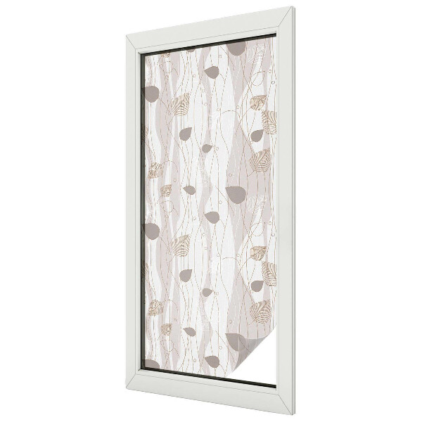 Film occultant pour fenêtre Feuilles élégantes