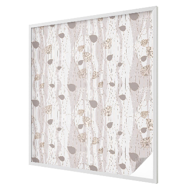 Film occultant pour fenêtre Feuilles élégantes