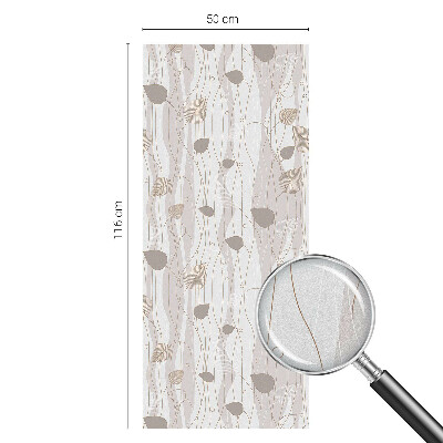 Film occultant pour fenêtre Feuilles élégantes