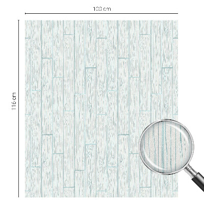 Vitrail autocollant pour fenêtre Motif en bois