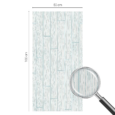 Vitrail autocollant pour fenêtre Motif en bois