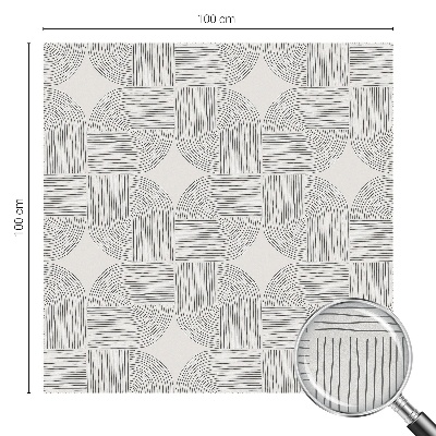 Film occultant pour fenêtre Symétrie paisible