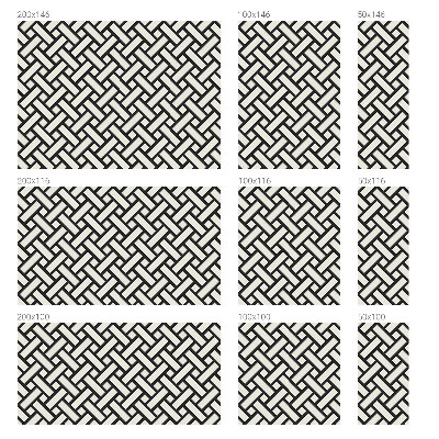 Film occultant fenêtre effet vitrail Rectangles entrelacés