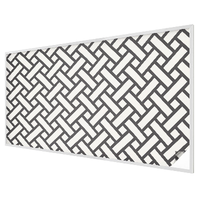 Film occultant fenêtre effet vitrail Rectangles entrelacés