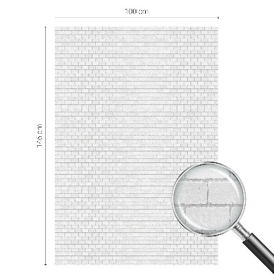 Autocollant pour vitrage texture de brique