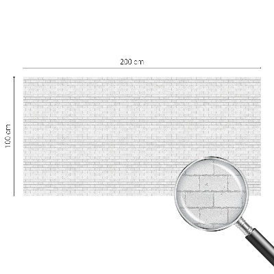 Autocollant pour vitrage texture de brique