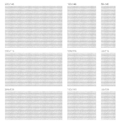 Autocollant pour vitrage texture de brique