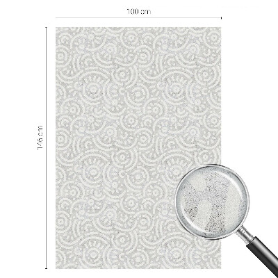 Film occultant fenêtre effet vitrail Abstraction géométrique