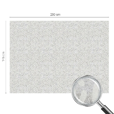 Film occultant fenêtre effet vitrail Abstraction géométrique