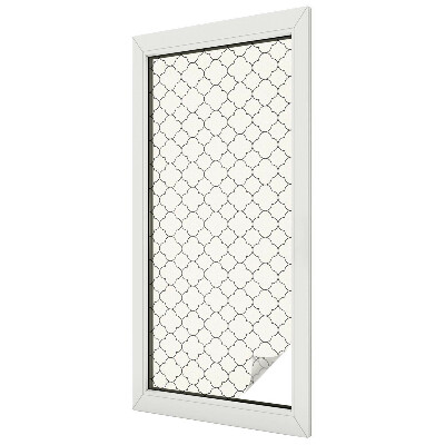 Vitrail autocollant pour fenêtre L'élégance simple