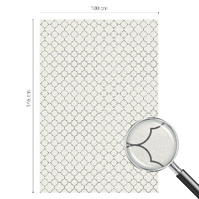 Vitrail autocollant pour fenêtre L'élégance simple