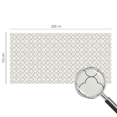 Vitrail autocollant pour fenêtre L'élégance simple