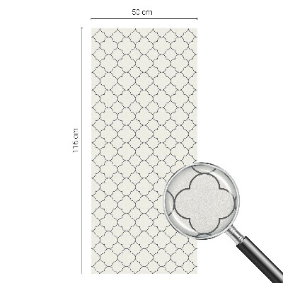 Vitrail autocollant pour fenêtre L'élégance simple