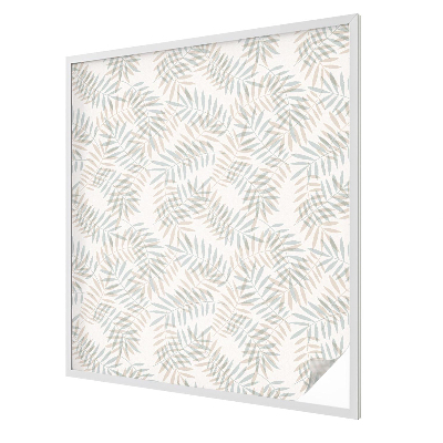 Film occultant fenêtre effet vitrail Élégance feuillue