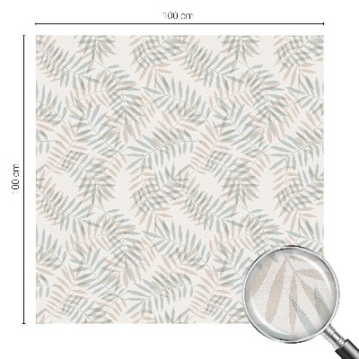 Film occultant fenêtre effet vitrail Élégance feuillue