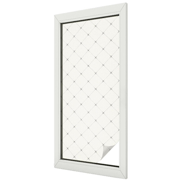 Film occultant pour fenêtre Grille géométrique