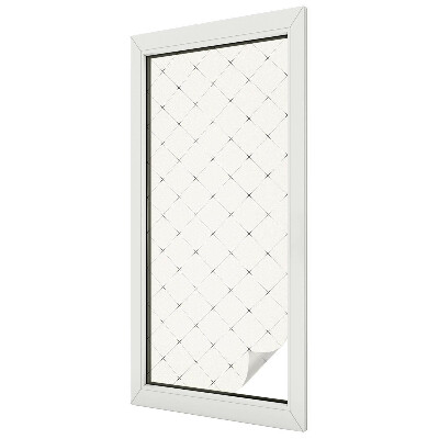 Film occultant pour fenêtre Grille géométrique