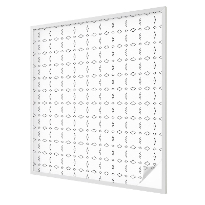 Film fenêtre décoratif occultant vitrail Formes en losange