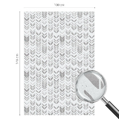 Film occultant fenêtre effet vitrail Motif de flèche