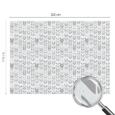 Film occultant fenêtre effet vitrail Motif de flèche